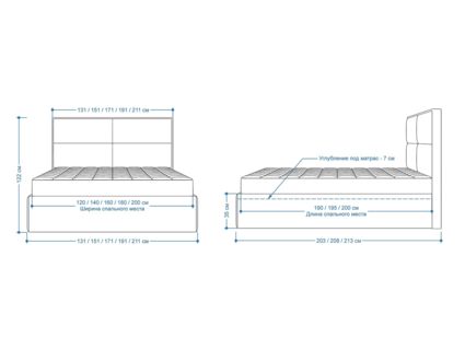 Кровать Lonax Марселла велюр Dolly-3 (с подъемным механизмом)