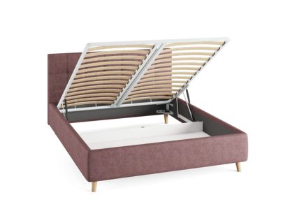 Кровать Сонум Bella Рогожка Мокко (с подъемным механизмом) 200х190