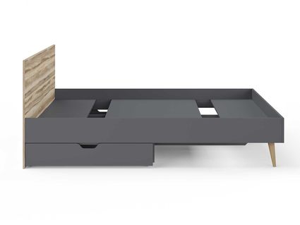 Кровать Сонум Ines Ясень ориноко + графит