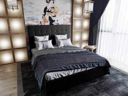 Кровать Димакс Нордо Альбус с подъемным механизмом 200х190