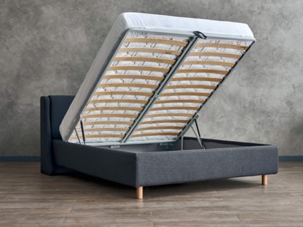 Кровать Сонум Barcelona Кашемир Бежевый (с подъемным механизмом) 140х190