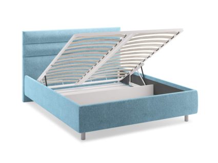 Кровать Сонум Linda Микровелюр Бежевый (с подъемным механизмом) 200х190