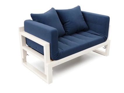 Диван Арско Амбер двухместный синий Длина 170 см