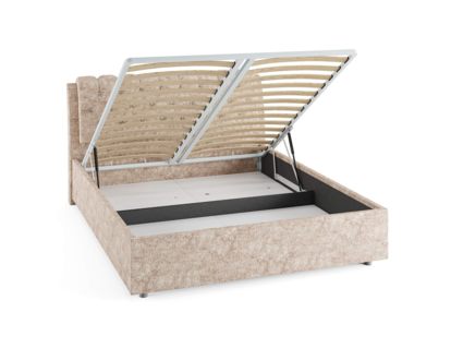 Кровать Сонум Olivia Экокожа Белая (с подъемным механизмом) 200х190