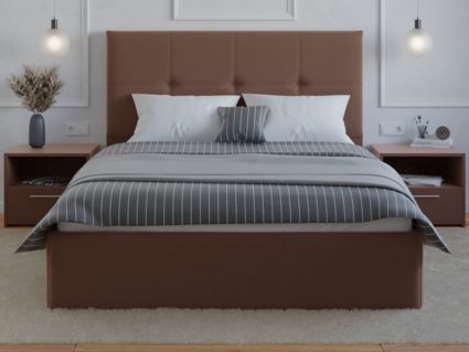 Кровать Lonax Алегра велюр Dolly-8 (с основанием)