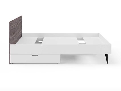 Кровать Сонум Ines Ясень анкор + белый 120х190