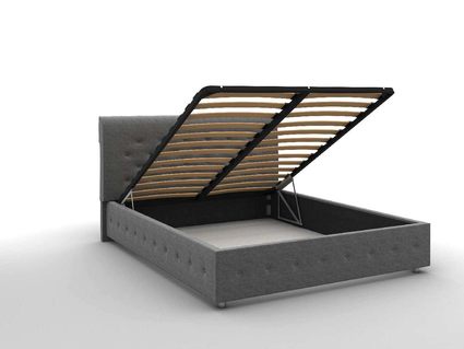 Кровать Sleeptek Premier 1 Экоожа Black (с подъемным механизмом) 180х200