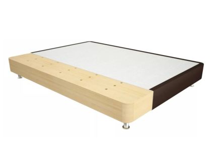 Кровать Mr.Mattress Fine Box экокожа Brown 253