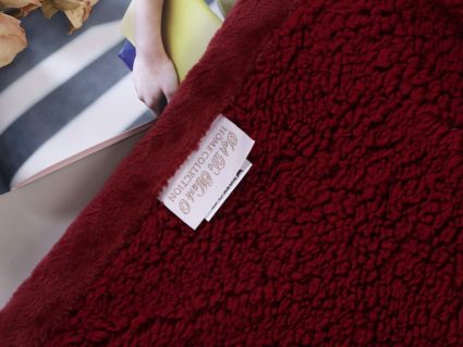 Плед Софи де Марко Флориан (марсала) 160х220