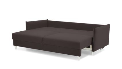 Диван Фиеста Мебель Портленд Лайт велюр Vivaldi 24 темно-коричневый