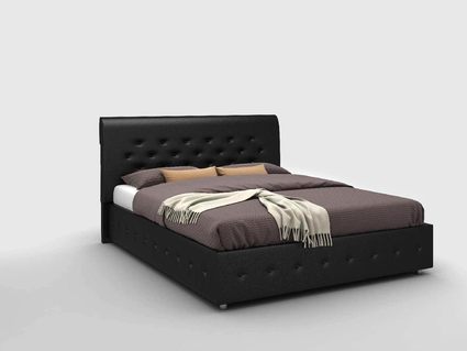 Кровать Sleeptek Premier 1 Экоожа Black