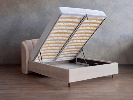 Кровать Сонум Valencia Кашемир Латте (с подъемным механизмом) 120х200