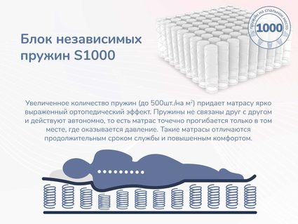 Матрас Димакс Relmas Mix S1000 160х200