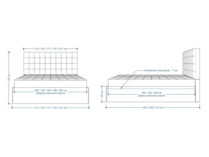 Кровать Lonax Аврора велюр Dolly-1 200х190